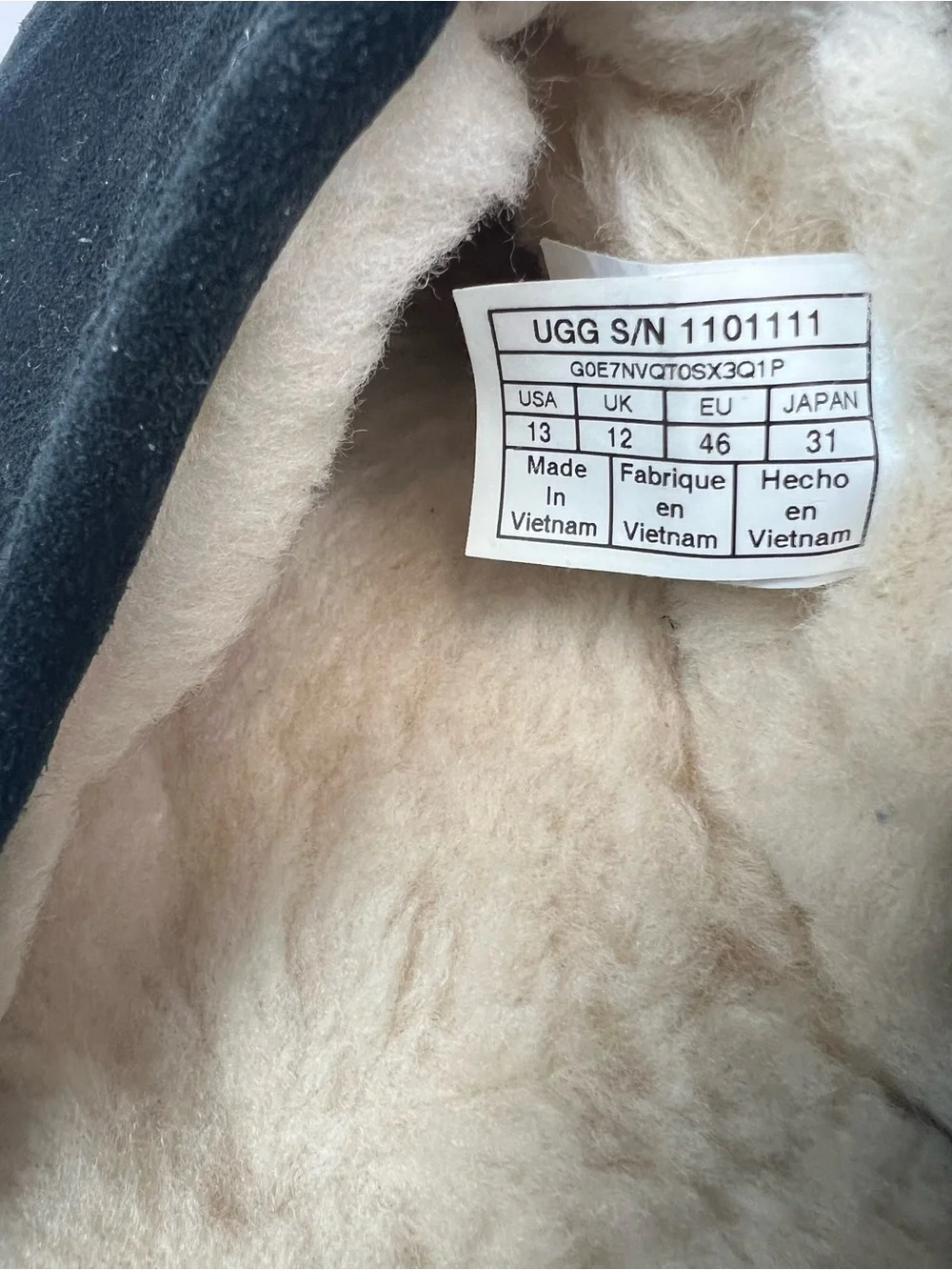 UGG soft suede